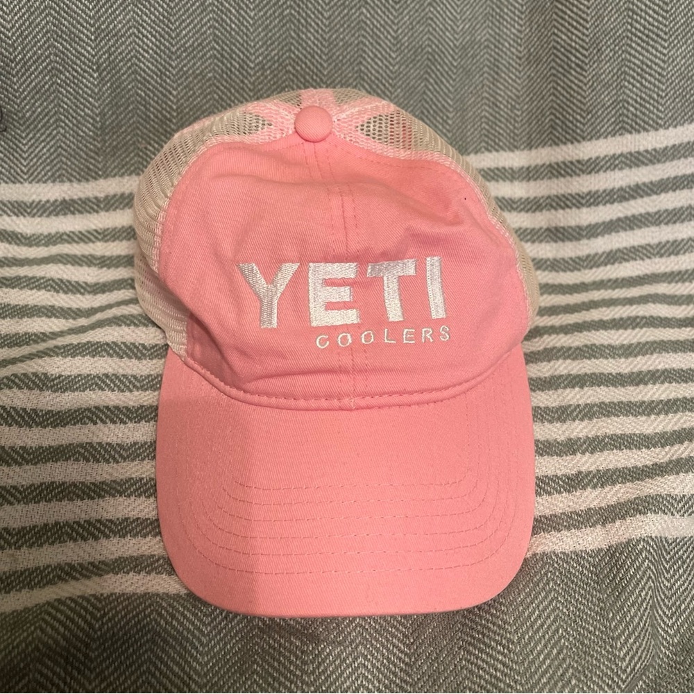 Yeti Pink Adjustable Baseball Cap‎ NWOT